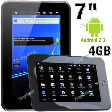 7 "Resistive Android 2.3 Tablet PC