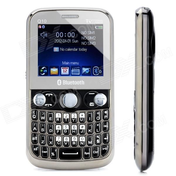 Q10 GSM QWERTY Bar w / 2.2 "LCD